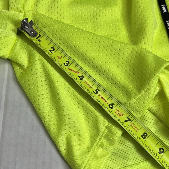PINK Victoria’s Secret Neon Yellow Shorts Womens Size XSmall Sporty Loose Comfy - Picture 10 of 10
